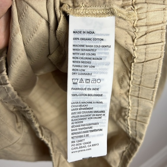 PRANA Farin Tan Pullover Kangaroo Pocket V Neck Minimalists Hoodie Jacket - Picture 10 of 11